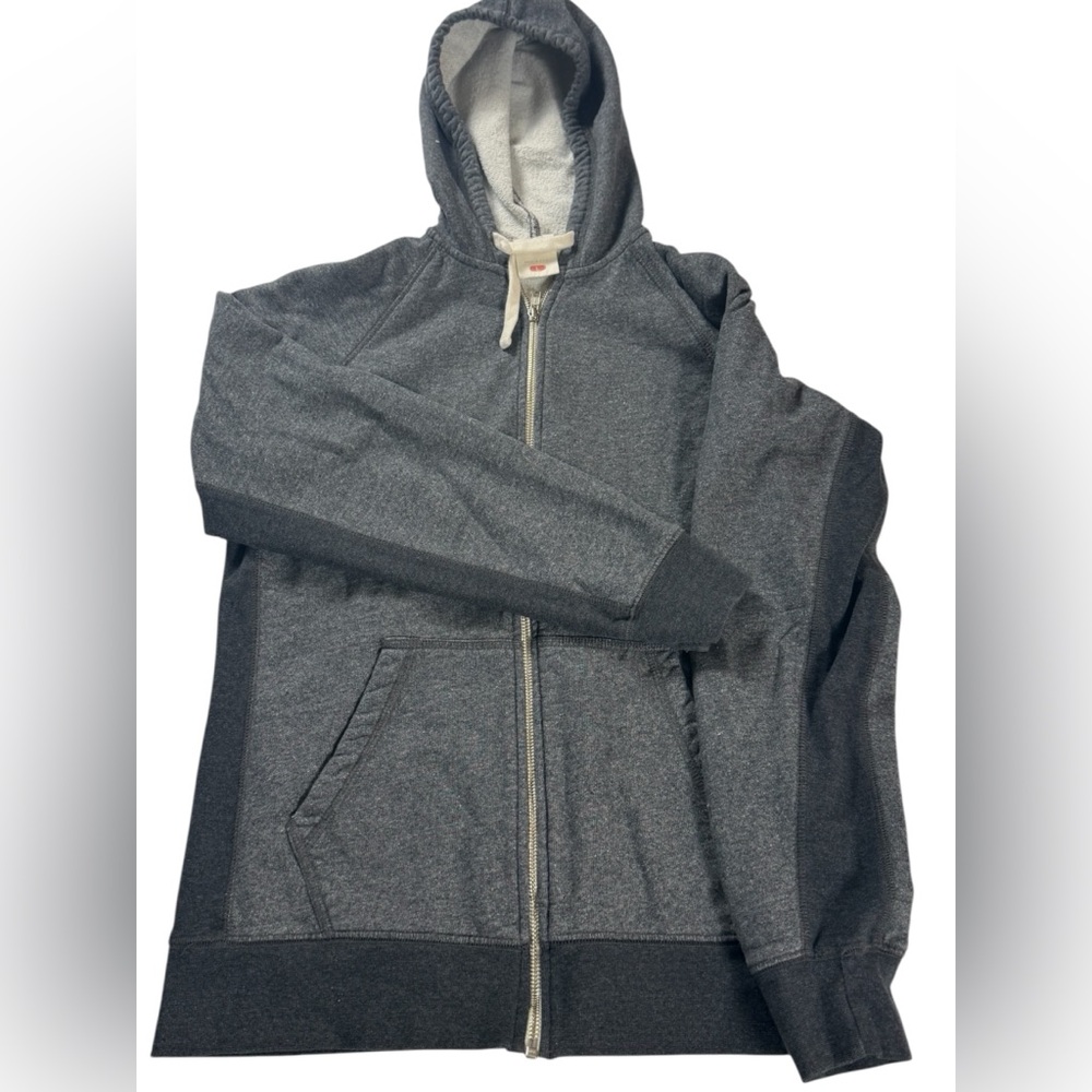 JACKTHREADS Gray Full Zip Hoodie Made In USA Size L